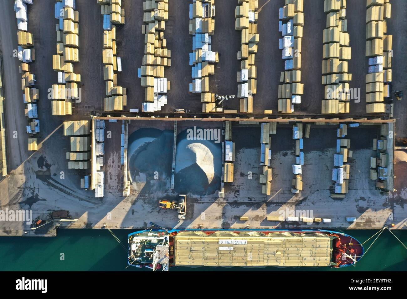 Aerial view of Shoreham Docks, Industrial area in Brighton and Hove East Sussex Stock Photo Alamy