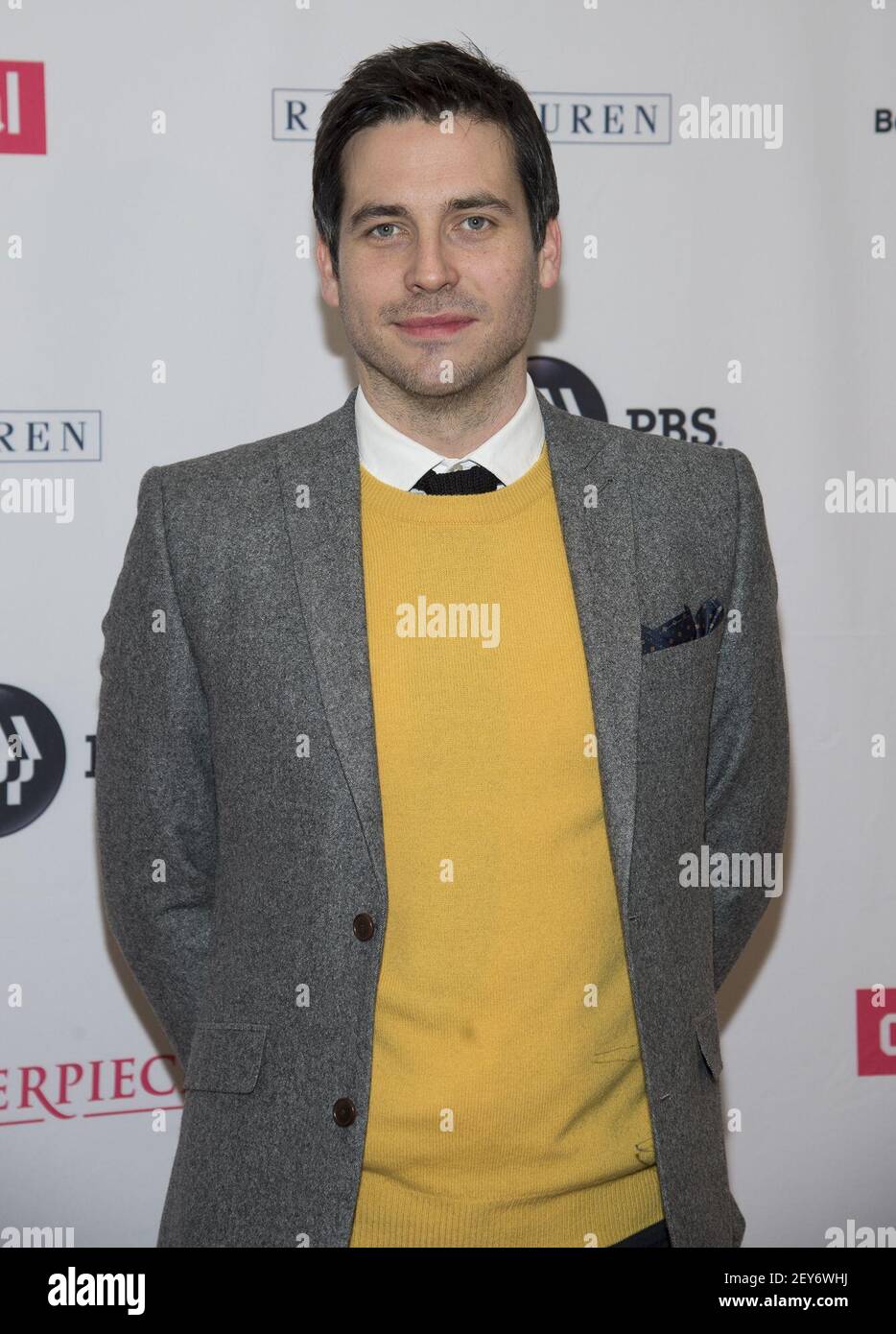 Robert JamesCollier attends the "Downton Abbey" Season Five Cast Photo