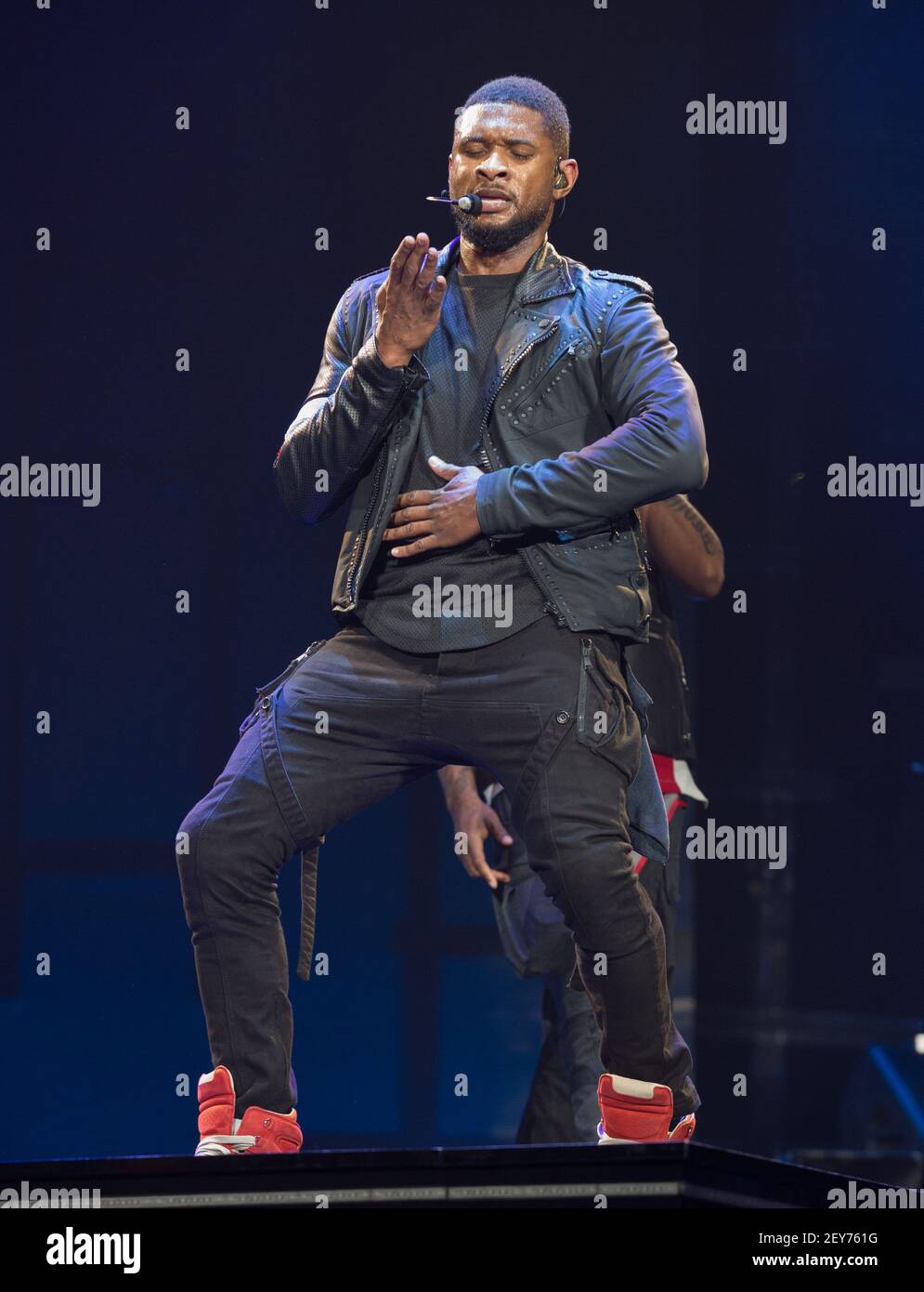 MIAMI, FL DECEMBER 13 Usher performs at American Airlines Arena on December 13, 2014 in Miami