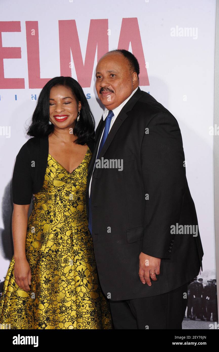 Arndrea Waters King, Martin Luther King III attends the New York