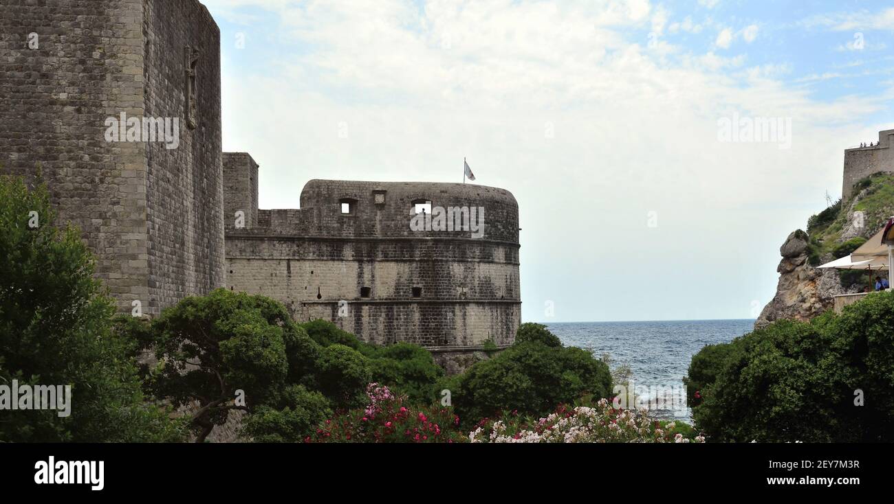 View Of Bokar Tower In Old Town Dubrovnik Croatia Stock Photo Alamy view-of-bokar-tower-in-old-town-dubrovnik-croatia-stock-photo-alamy