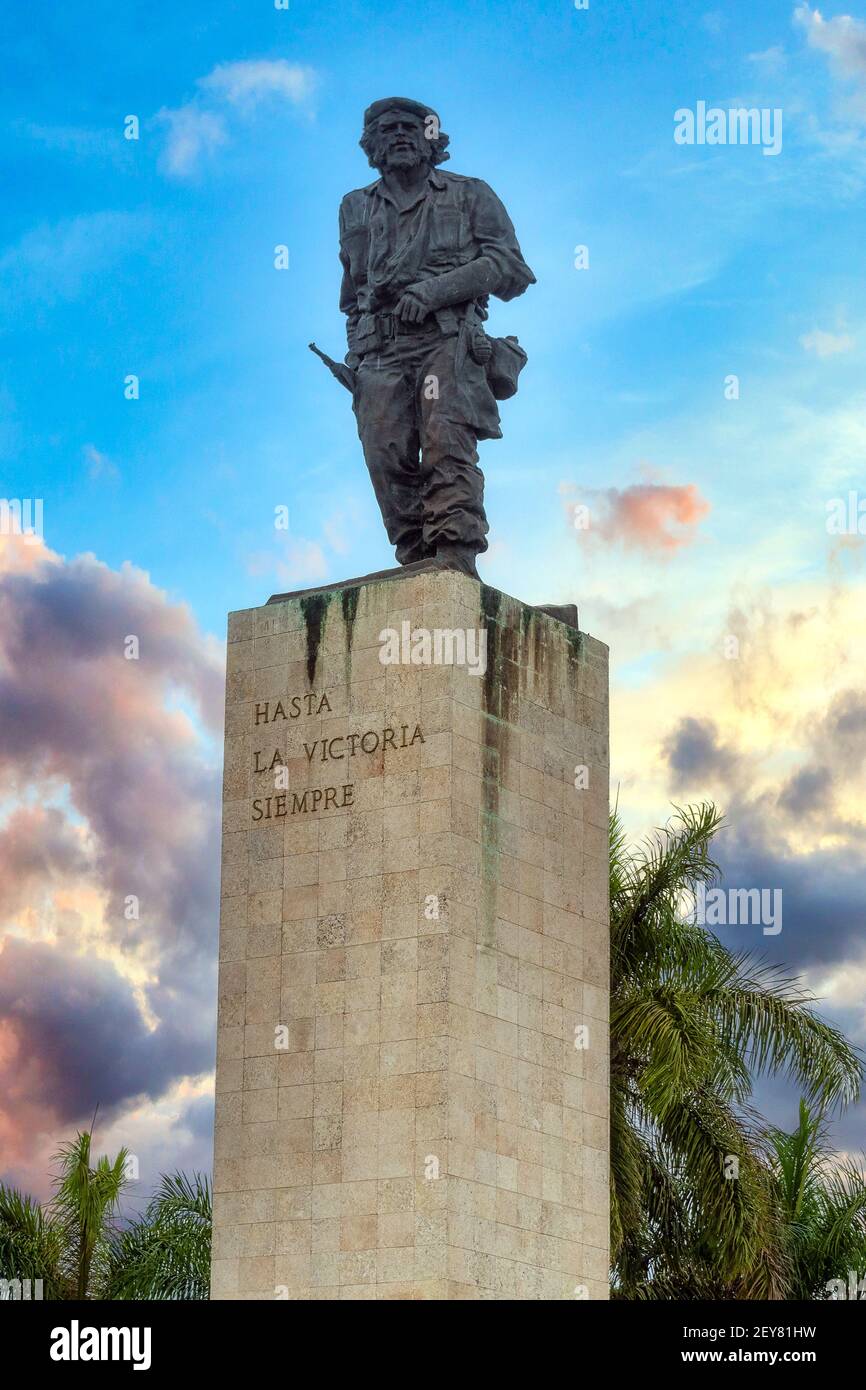 Sculpture Statue Ernesto Che Guevara, Santa Clara, Cuba Stock Photo