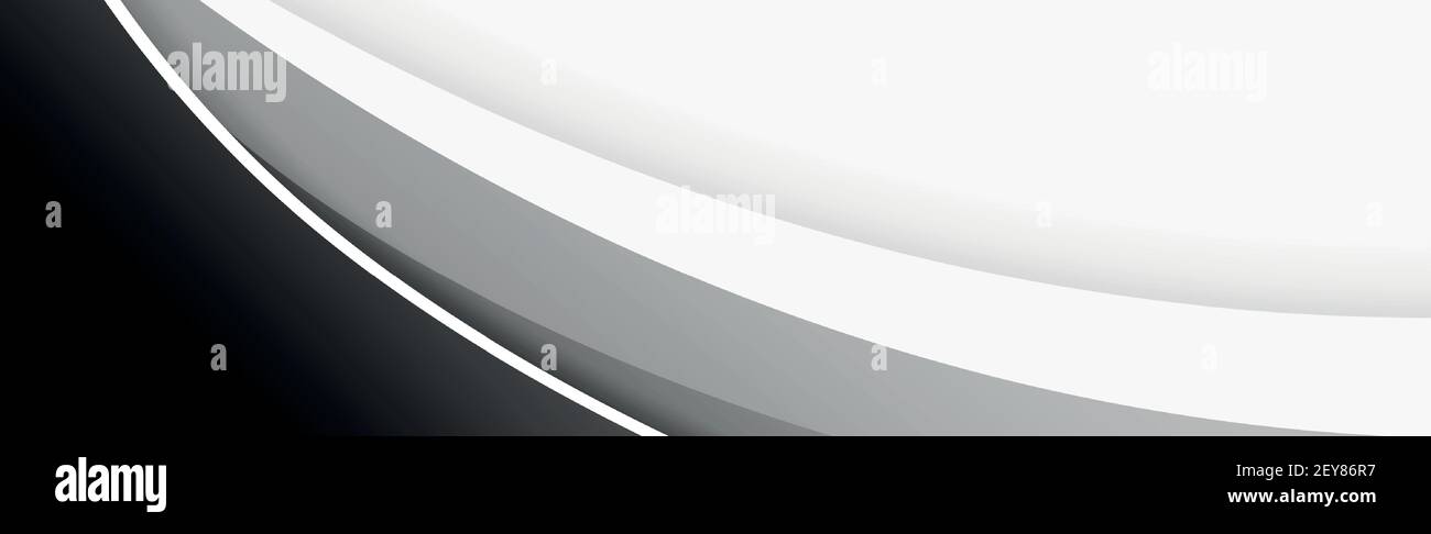 Abstract web template black and gray lines on white background - Vector ...