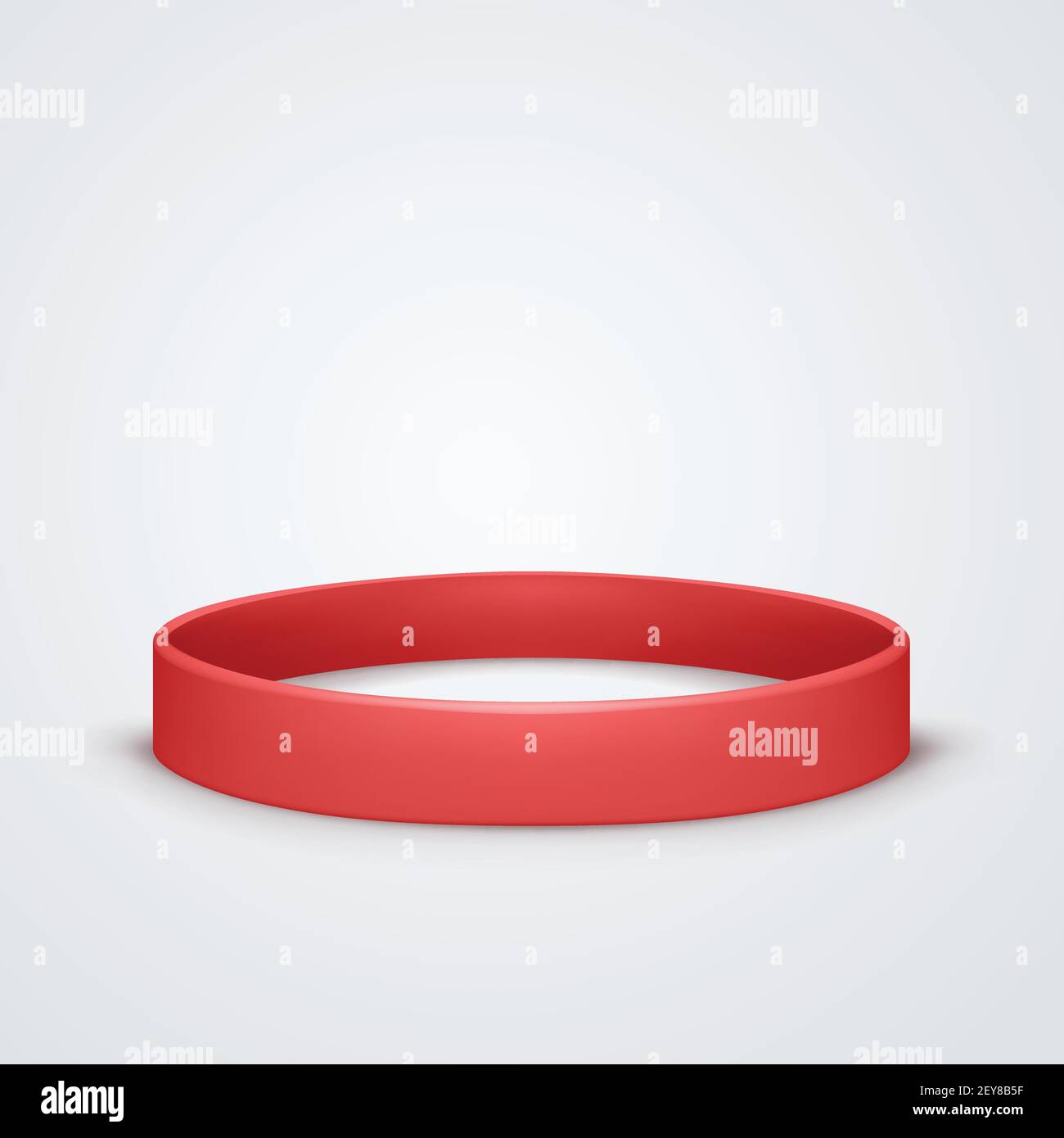 Red rubber bands isolated on white Stock Photo by ©CreativeFamily 161026098