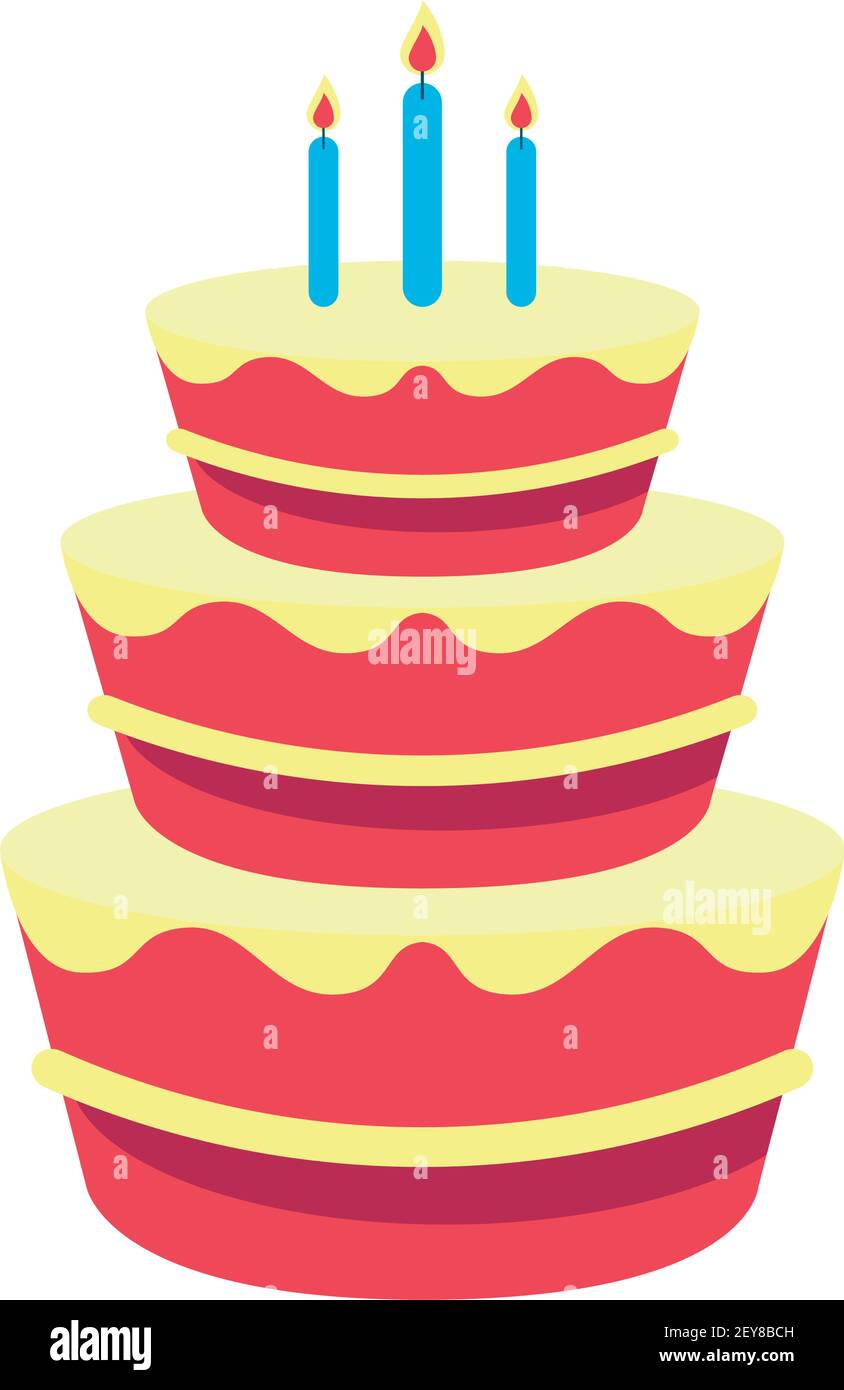 happy birthday cake Stock Vector Image & Art - Alamy