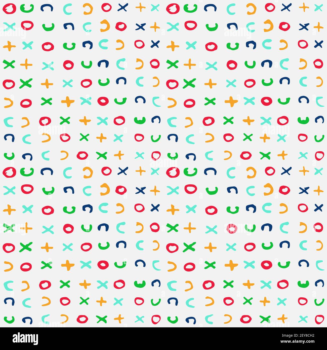 Seamless pattern with multi-coloredshapes. Stock Vector