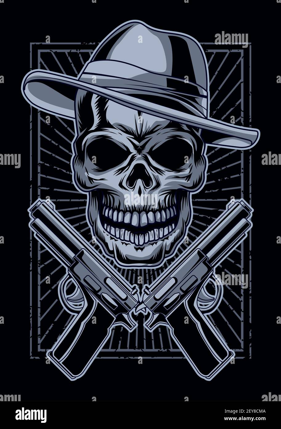 Gangster Skeleton With Gun Gangster Skeleton With Gun
