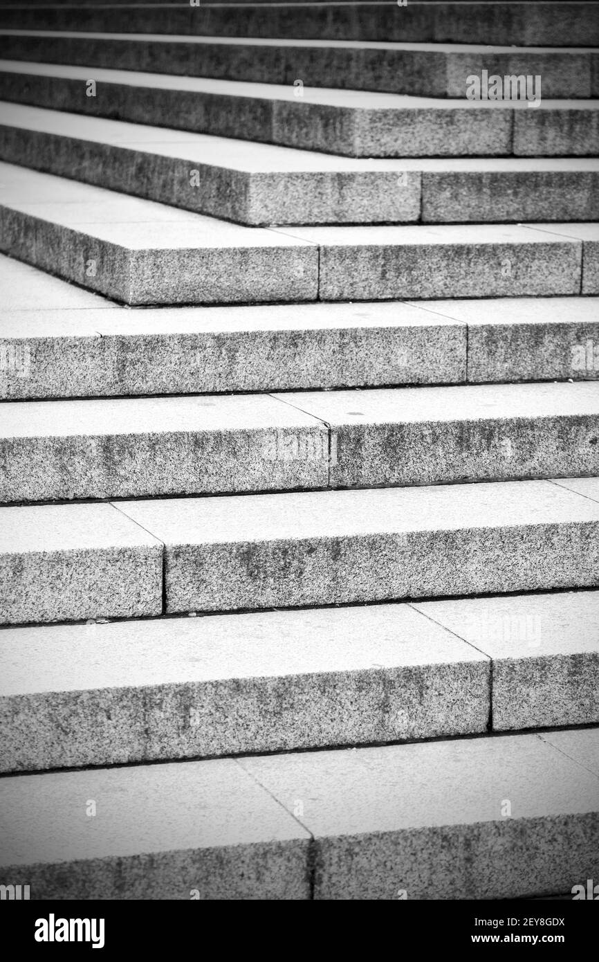 In london monument old steps and marble ancien line Stock Photo - Alamy