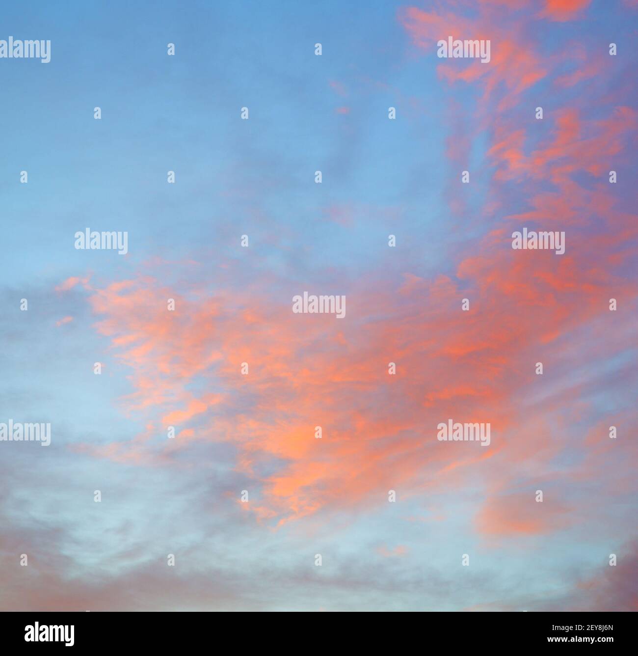 In the blue sky white soft clouds and abstract background Stock Photo ...