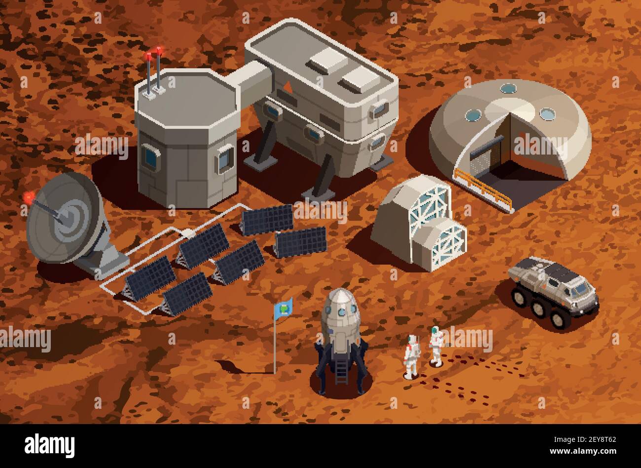 Space Colonies On Mars