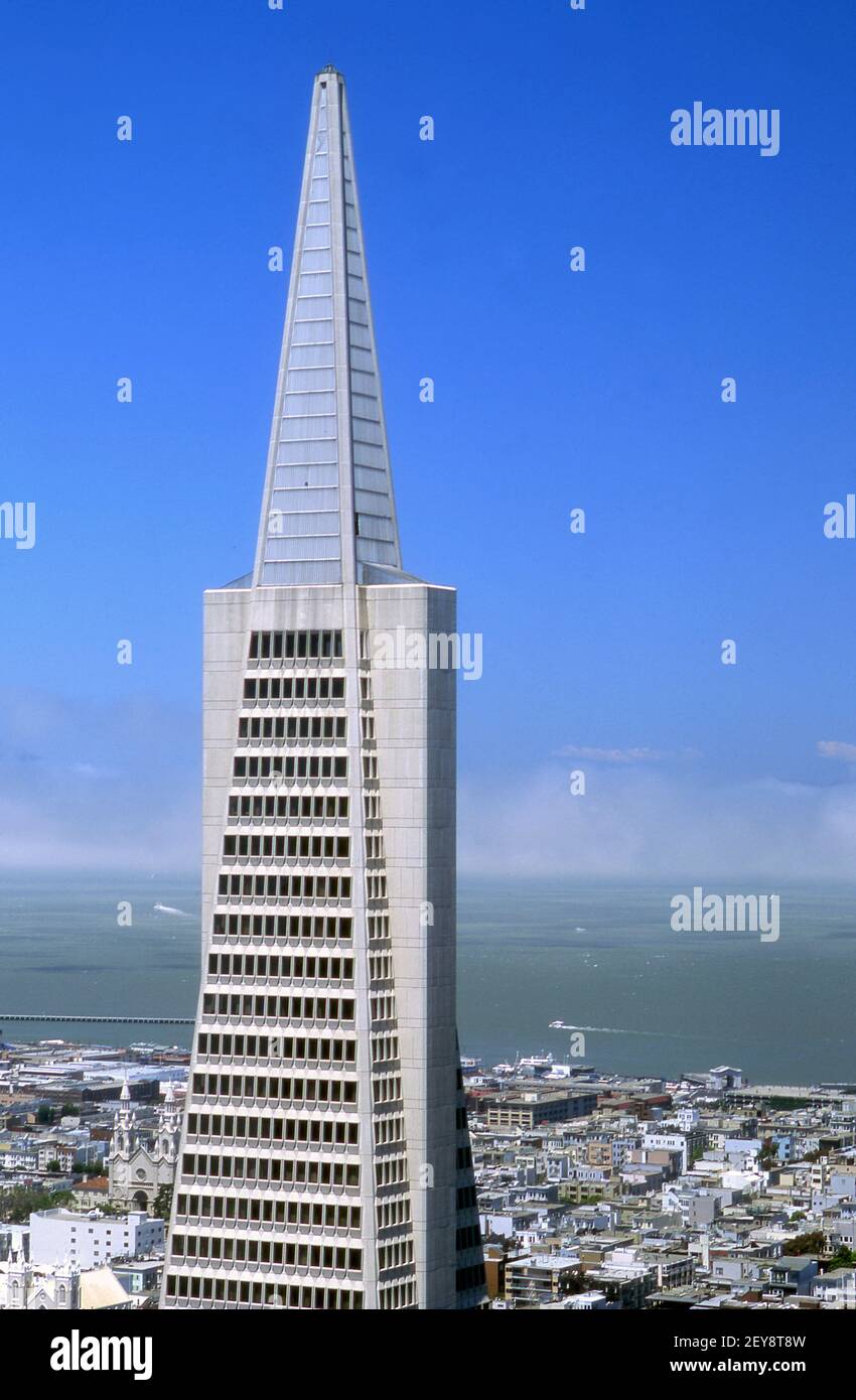 Trans America Building in San Francisco, CA Stock Photo