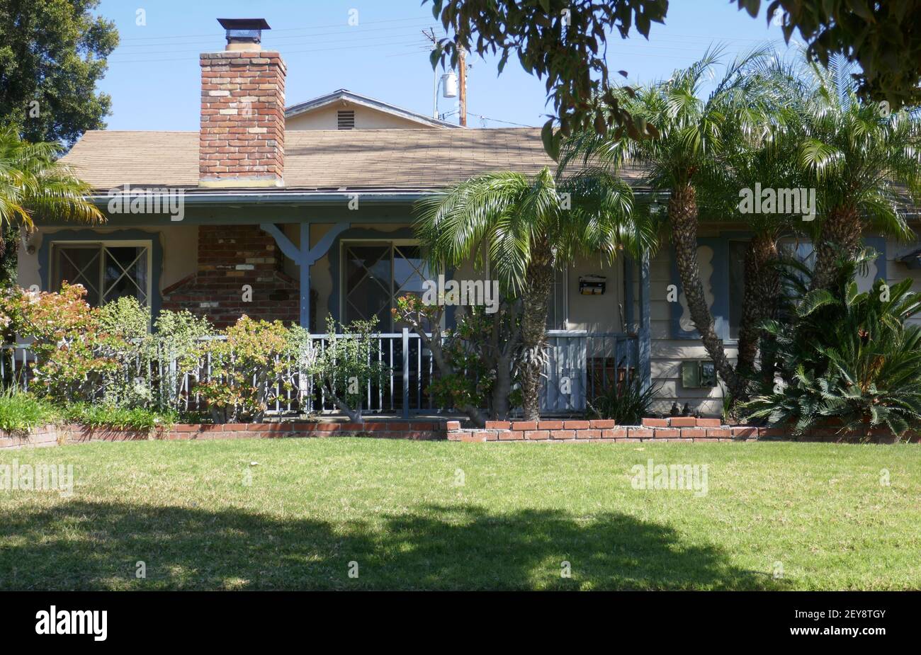 Anaheim, California, USA 4th March 2021 A general view of atmosphere of singer/musician Jeff Buckley's childhood home/house on March 4, 2021 in Anaheim, California, USA. Photo by Barry King/Alamy Stock Photo Stock Photo