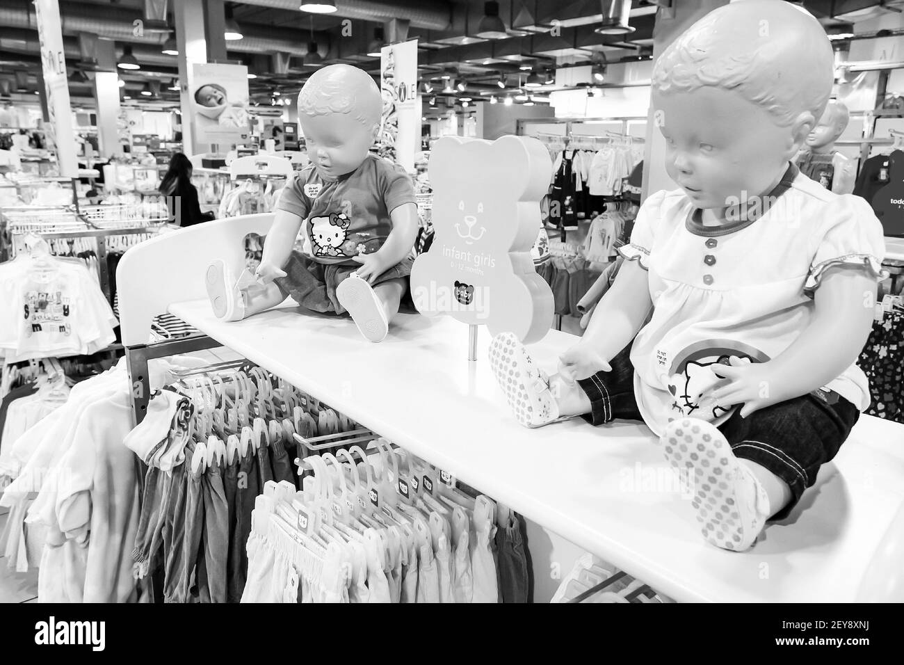 JOHANNESBURG, SOUTH AFRICA - Jan 06, 2021: Johannesburg, South Africa - July 05 2011: Interior of a Fashion Clothing Retail Store Stock Photo