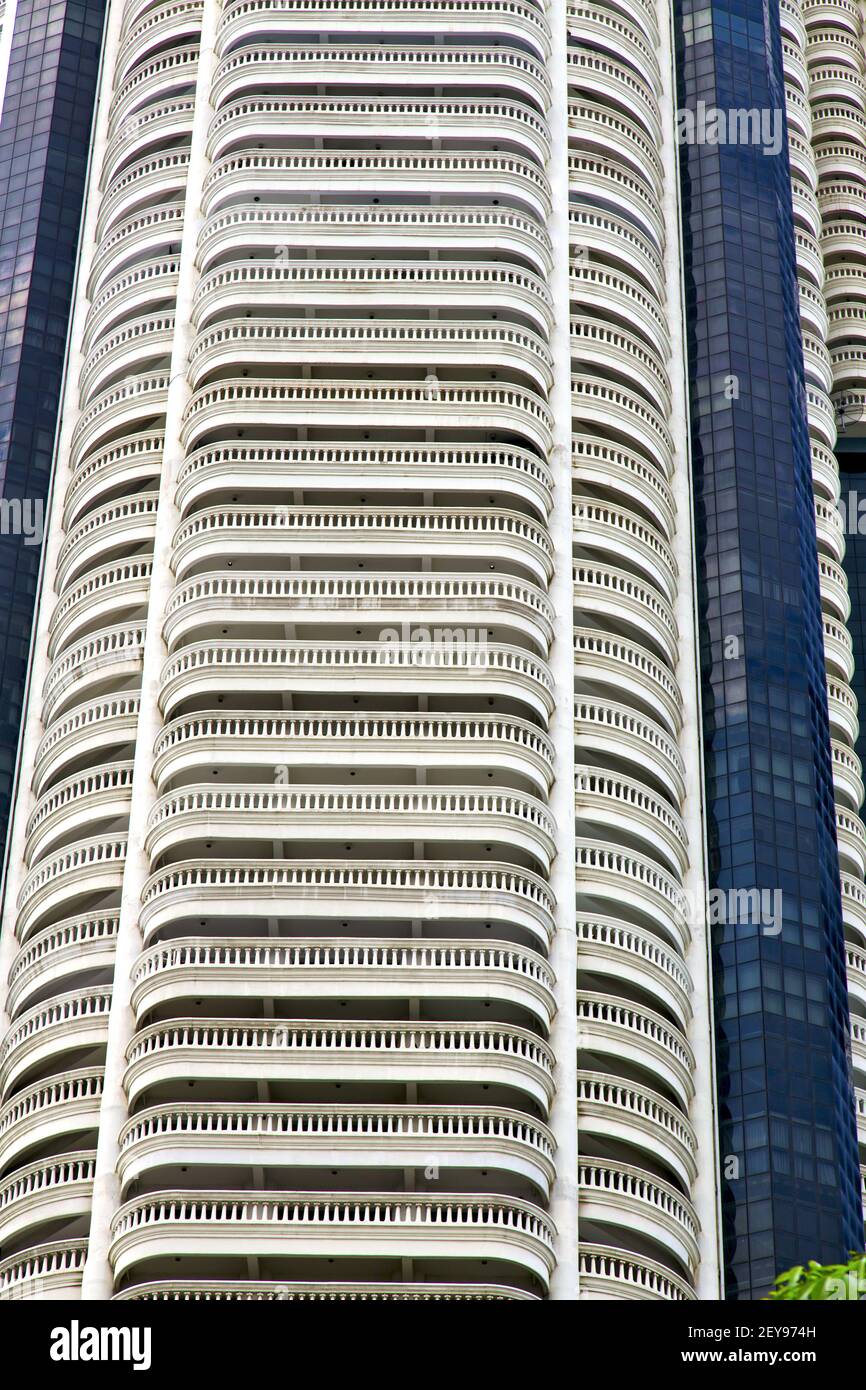 Bangkok terrace thailand office district skyscraper Stock Photo - Alamy