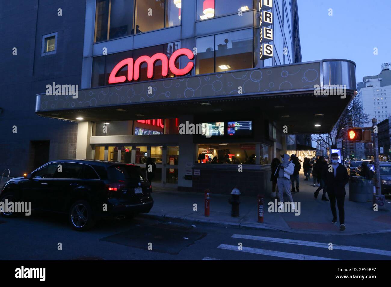 AMC Village 7 Movie theater on 3rd Avenue Stock Photo Alamy