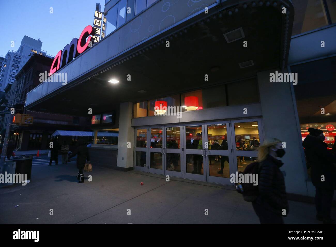 AMC Village 7 Movie theater on 3rd Avenue Stock Photo Alamy