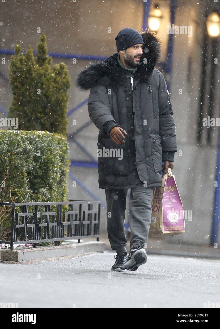 8 february 2013 new york ny pep guardiola seen leaving whole foods with groceries ahead of the snow storm in manhattan guardiola 41 will take over as head coach of 8 february 2013 new york ny pep guardiola seen leaving whole foods with groceries ahead of the snow storm in manhattan guardiola 41 will take over as head coach of