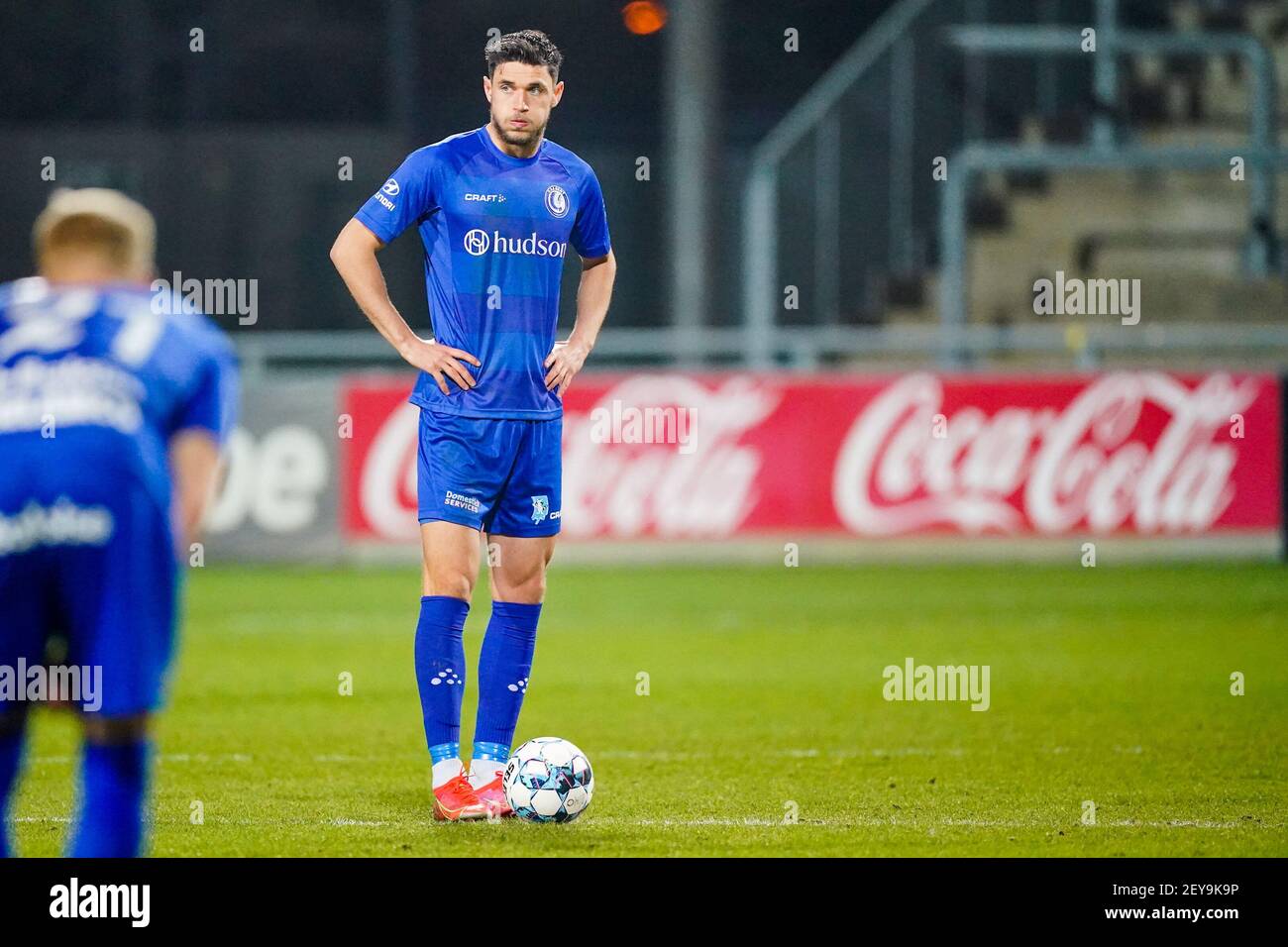 Eupen Belgium March 3 Roman Yaremchuk Of Kaa Gent During The Crocky Cup Match Between Kas Eupen And Kaa Gent At Kehrwegstadion On March 3 21 In Stock Photo Alamy