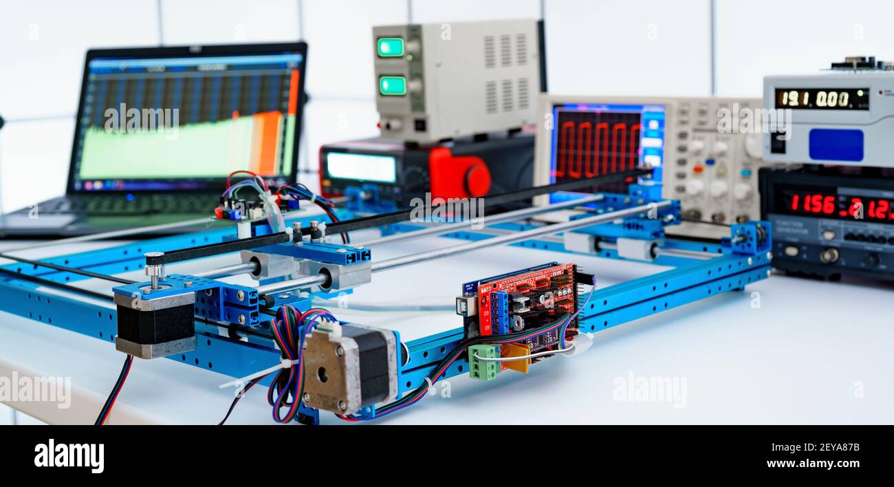 Optical physics laboratory Stock Photo Alamy