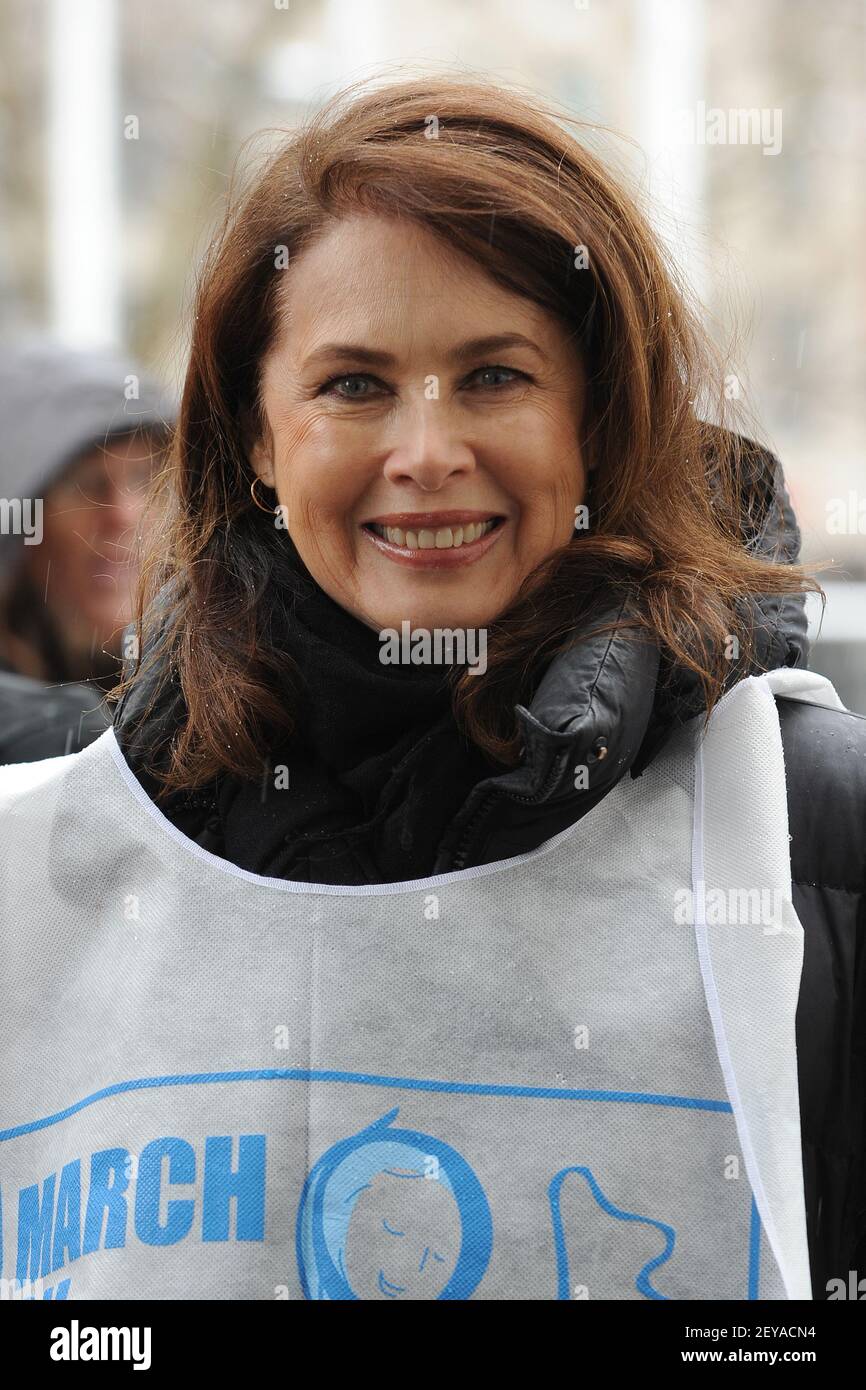 Dale Haddon attends the March On March 8 rally for End Violence Against
