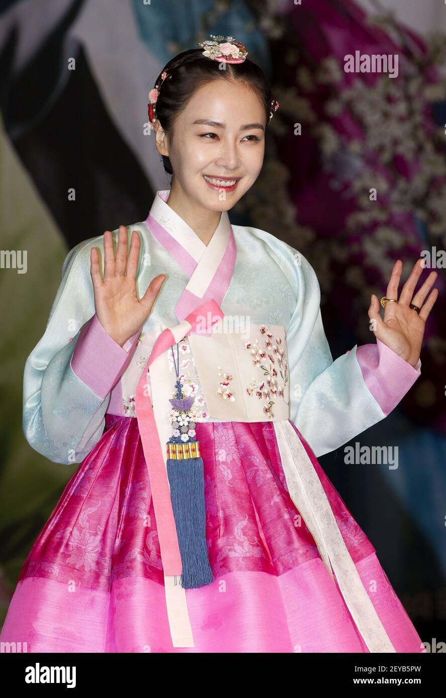 1 April 2013 Goyang, South Korea South Korean actress Hong SooHyun