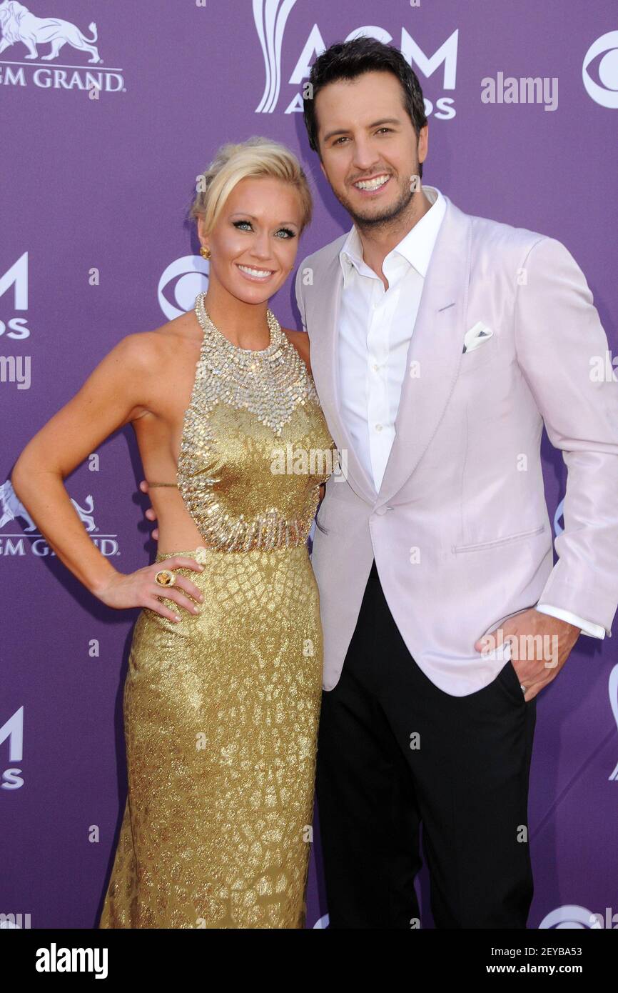 7 April 2013 - Las Vegas, California - Caroline Bryan, Luke Bryan. 48th