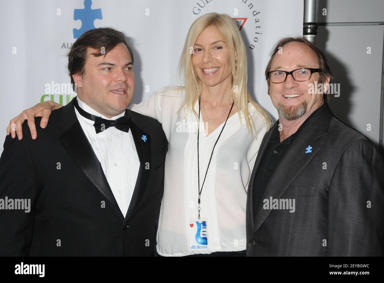 13 April 2013 - Los Angeles, California - Jack Black, Kristen Hathaway,  Stephen Stills, Crosby Stills and Nash. Light Up The Blues Concert Â–- An  Evening of Music Benefiting Autism Speaks at