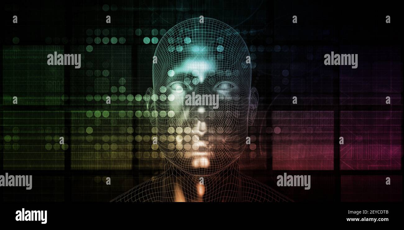 AI Processing Education Deep Learning Industry Concept Stock Photo - Alamy