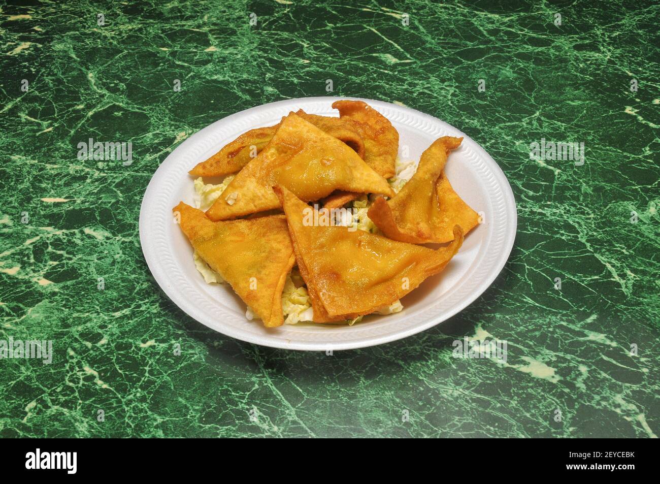 Authentic traditional Japanese cuisine dish known as crab rangoon Stock ...