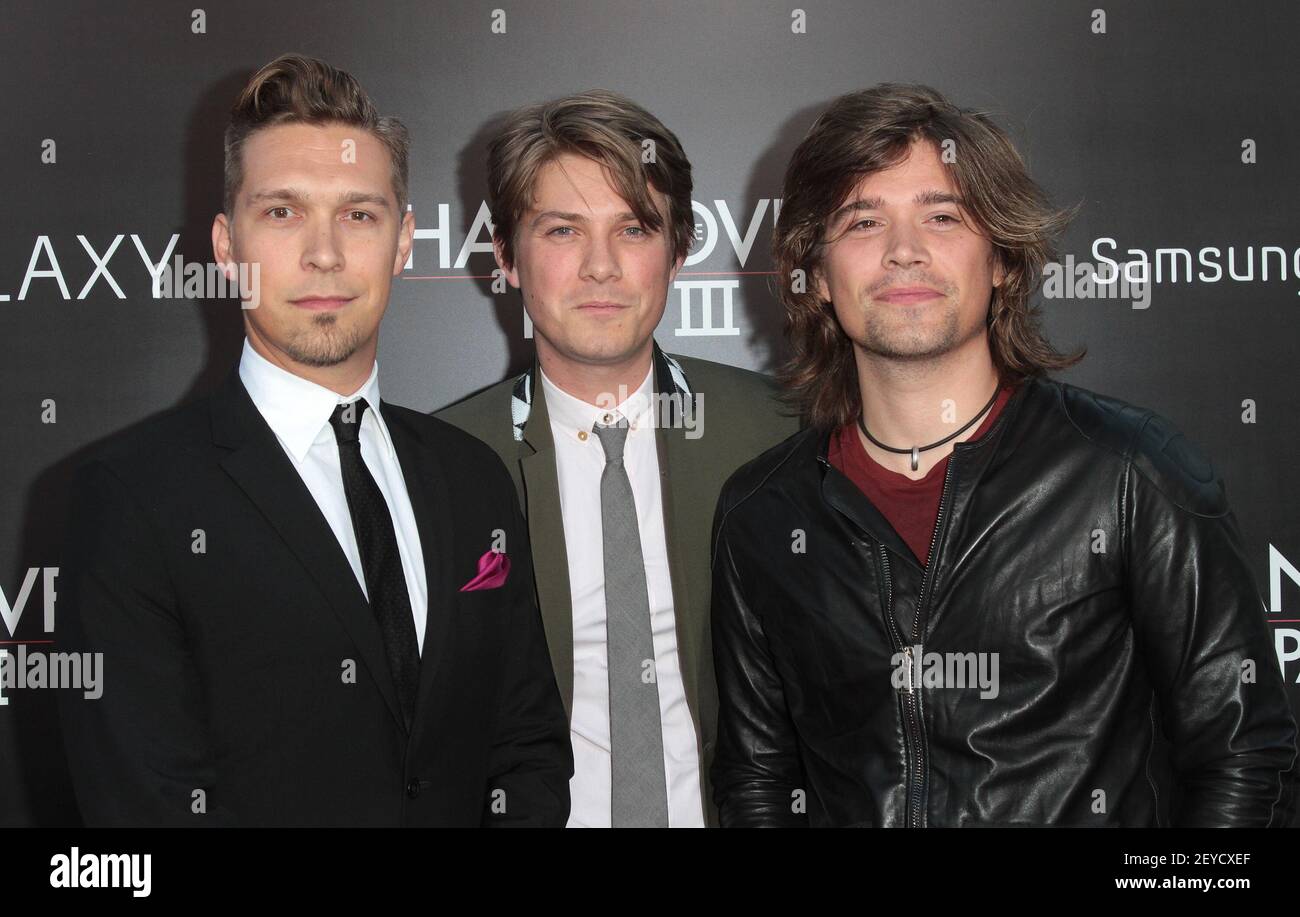 Hanson attends The Los Angeles Premiere of "The Hangover Part 3" at the
