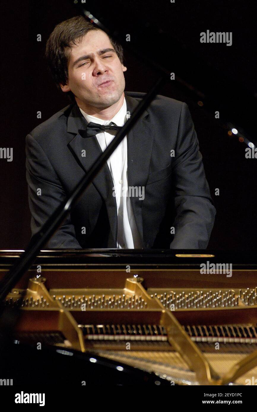 Vadym Kholodenko of the Ukraine performs in the preliminary round of the  14th Van Cliburn International Piano Competition at Bass Performance Hall  in Fort Worth, Texas, Saturday, May 25, 2013. (Photo by
