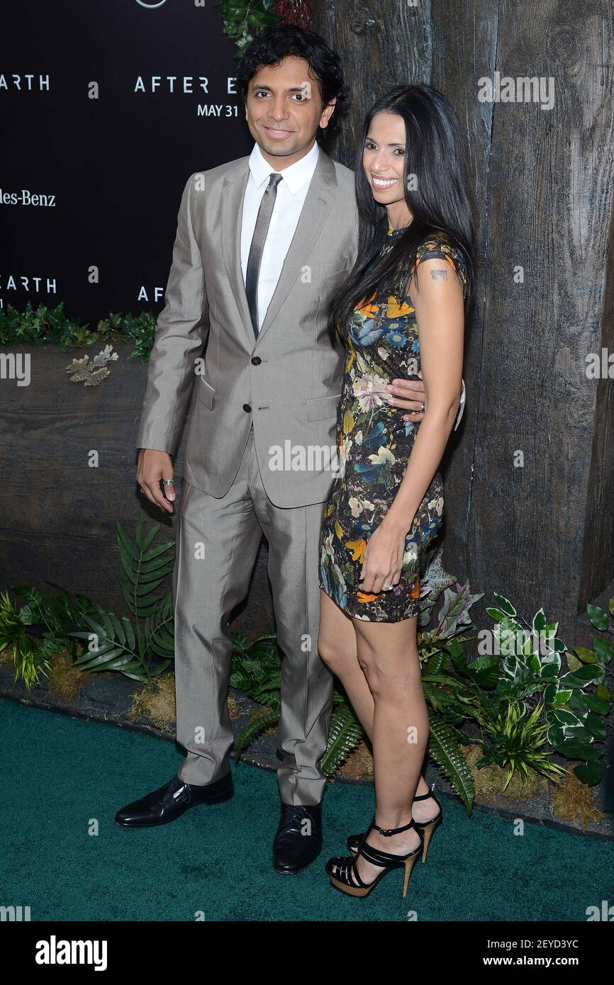 Director M. Night Shyamalan and Bhavna Vaswani attend the US Red Carpet
