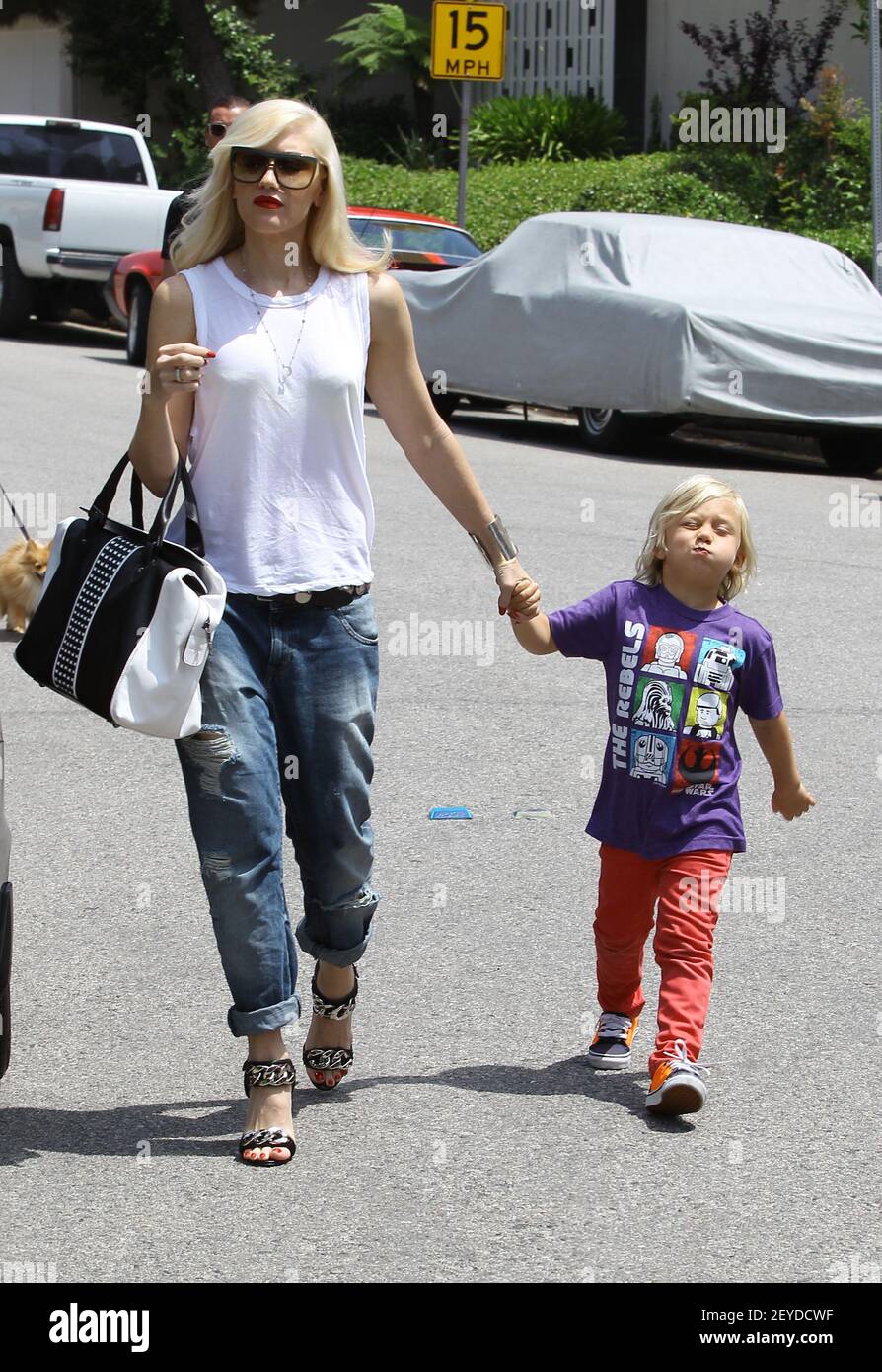Gwen Stefani and Gavin Rossdale take their boys Kingston and Zuma to