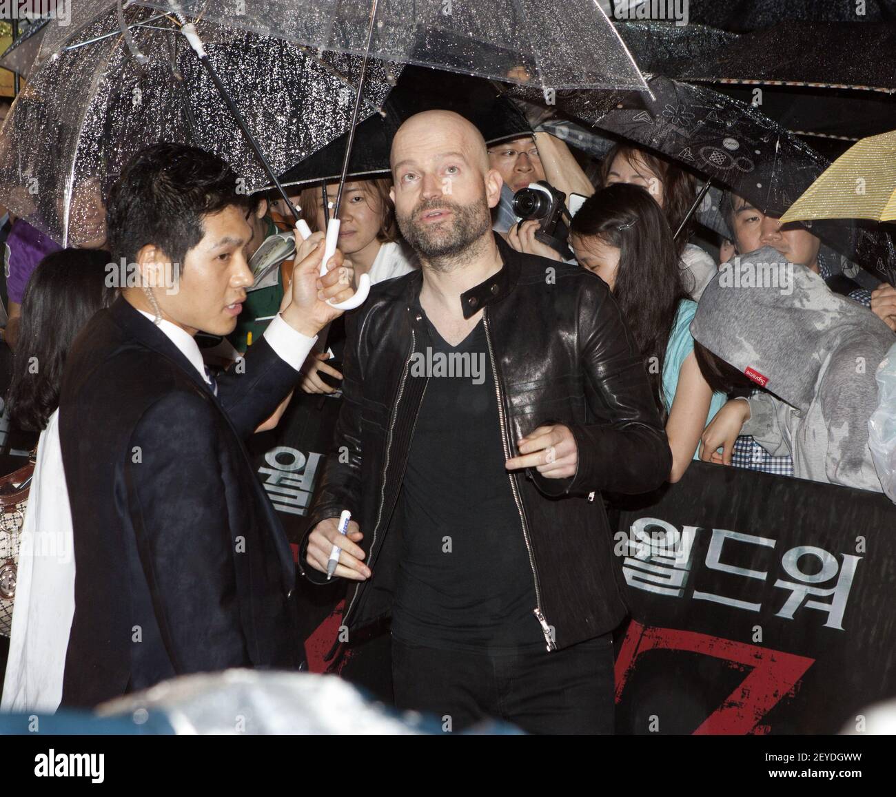 11 June 13 Seoul South Korea Director Mark Poster Attends A Red Carpet Upcoming Action Film World War Z World Promote Tour In Seoul South Korea On June 11 13