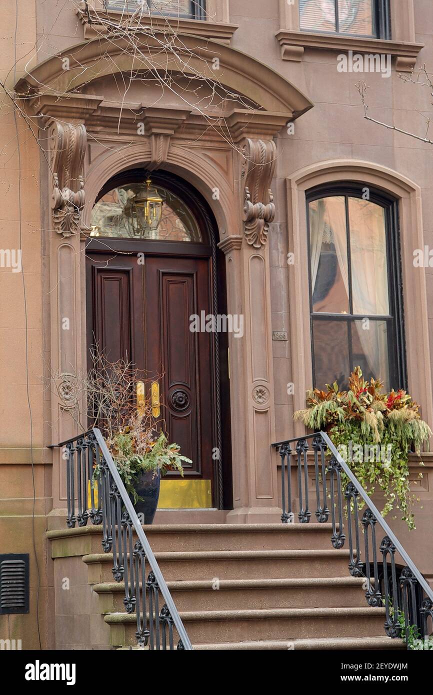 Perry St West Village New York City on 03/11/13 Stock Photo Alamy