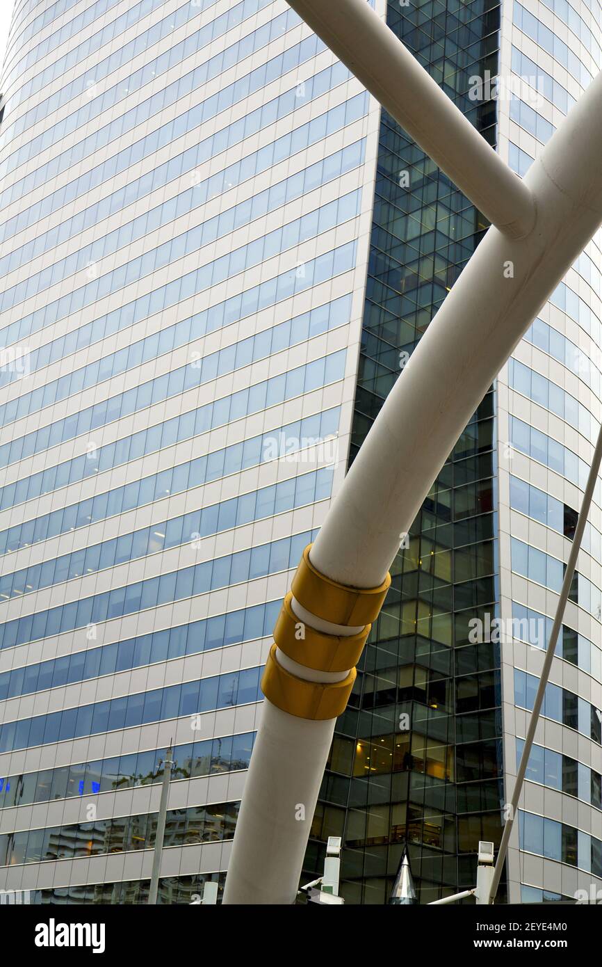 Thailand bangkok abstract the modern building line sky Stock Photo - Alamy