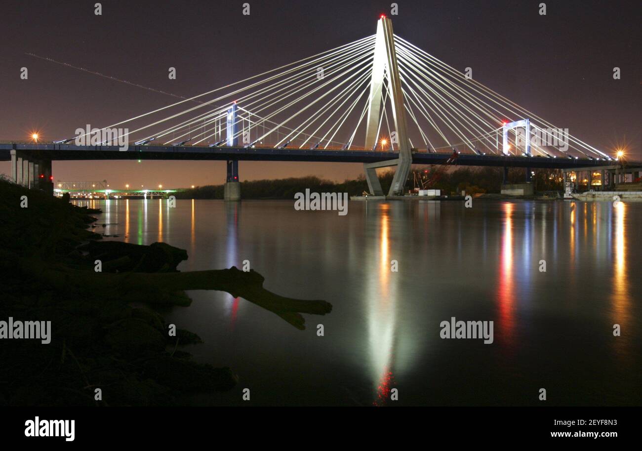 The new Christopher S. Bond Bridge is 316 ft. tall and is called a