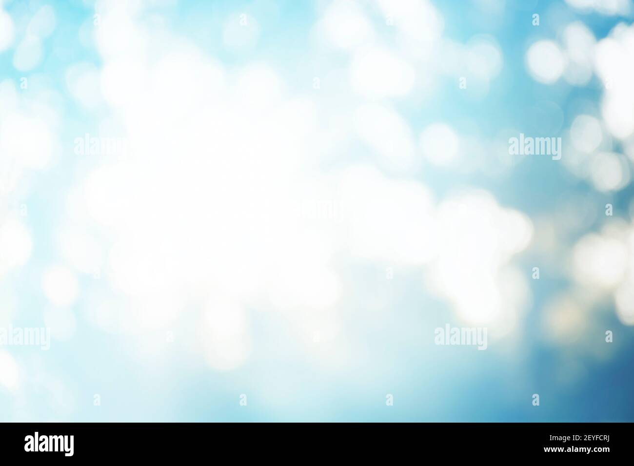 abstract blue christmas bokeh background Stock Photo - Alamy