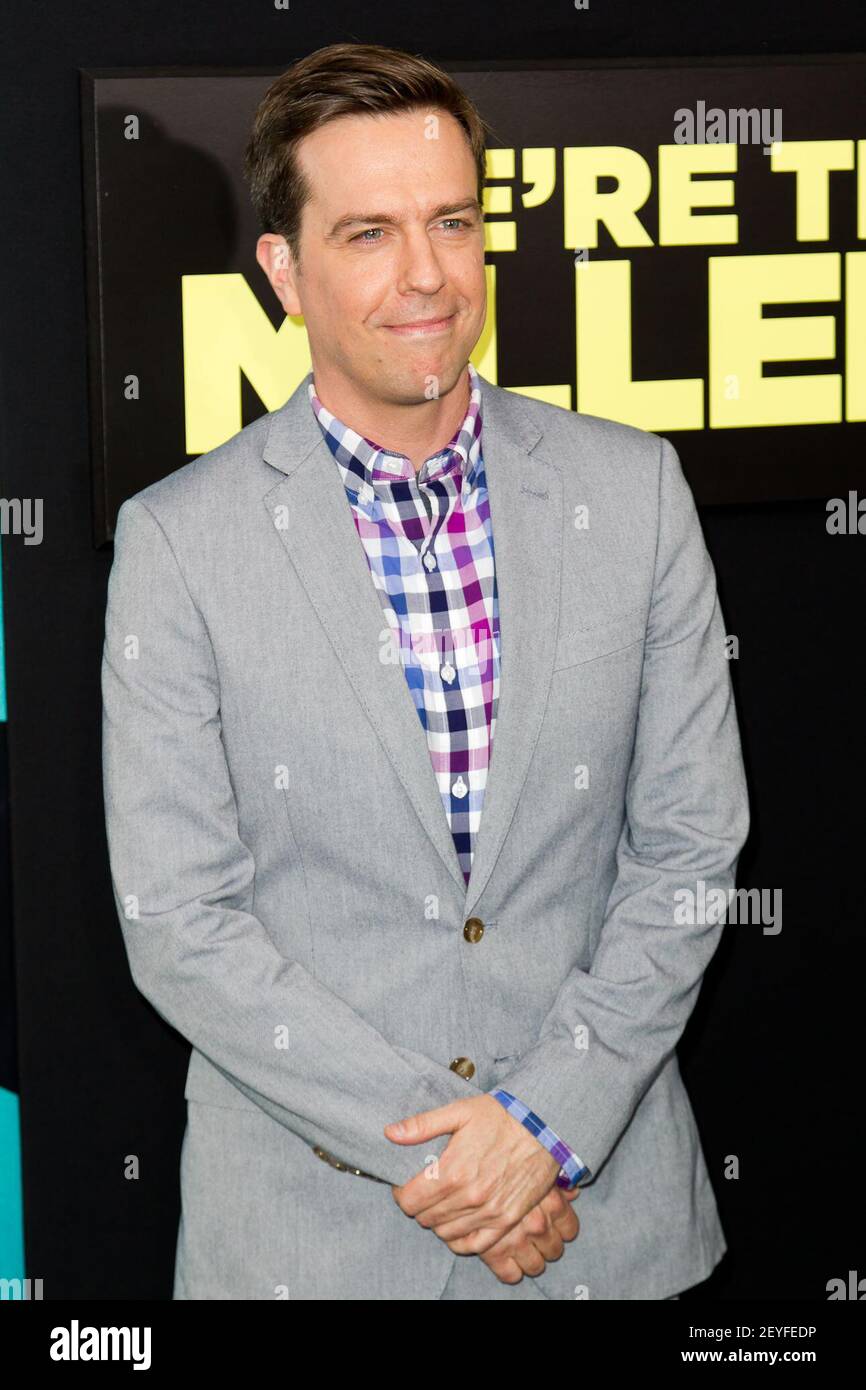 Ed Helms attends the world premiere of "We're The Millers" held at the ...