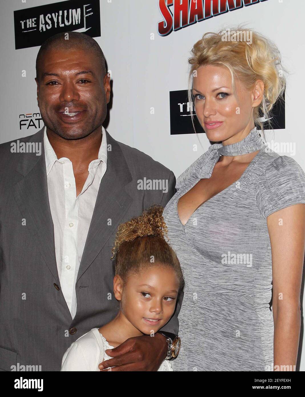 Photos and Pictures - 2 August 2013 - Hollywood, California - Chris Judge,  Gianna Patton, Catrina Christine Judge. Sharknado - Los Angeles Premiere  Held At Regal Cinemas L.A. Live. Photo Credit: Kevan Brooks/AdMedia
