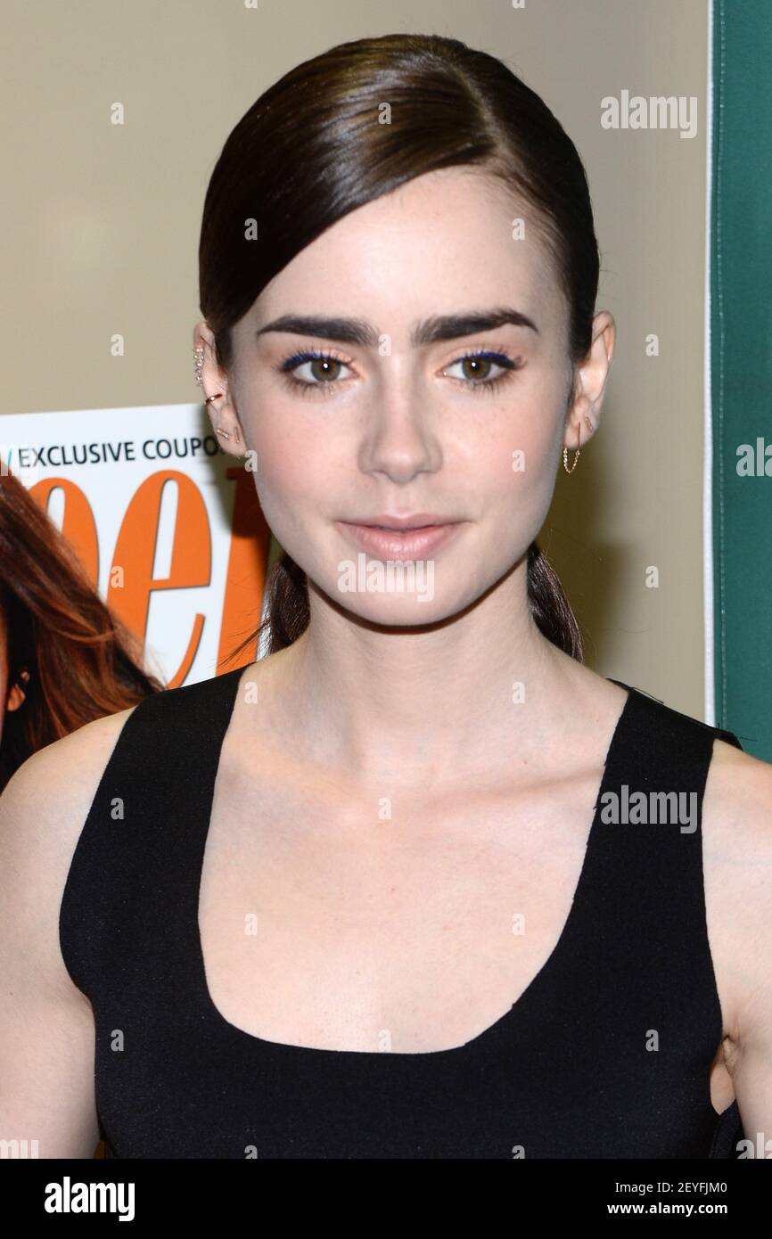 Lily Collins attends Lily Collins Seventeen Magazine September Cover