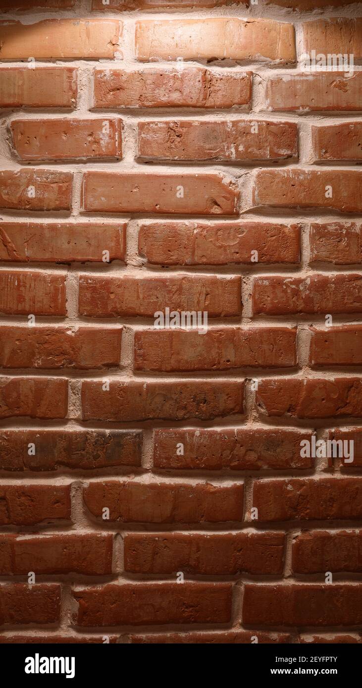 Real old polished brick wall texture. Background image Stock Photo Alamy