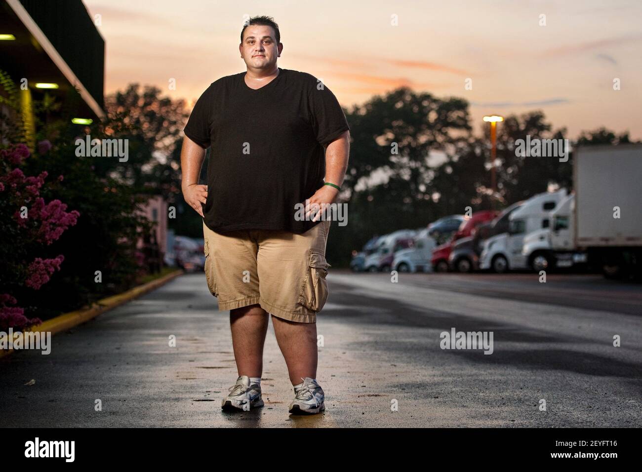Charles Ryser, an owneroperator truck driver with RYPH Transportation