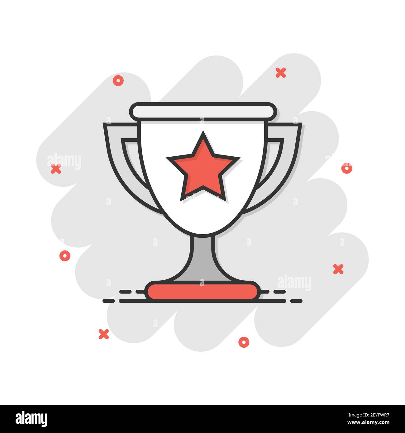 Cartoon trophy hi-res stock photography and images - Alamy