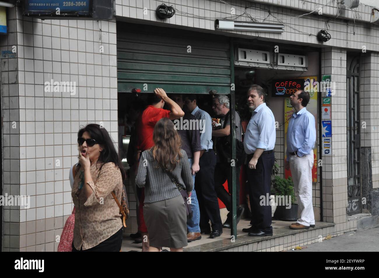Rio de Janeiro public school teachers demonstrated today in center Rio ...