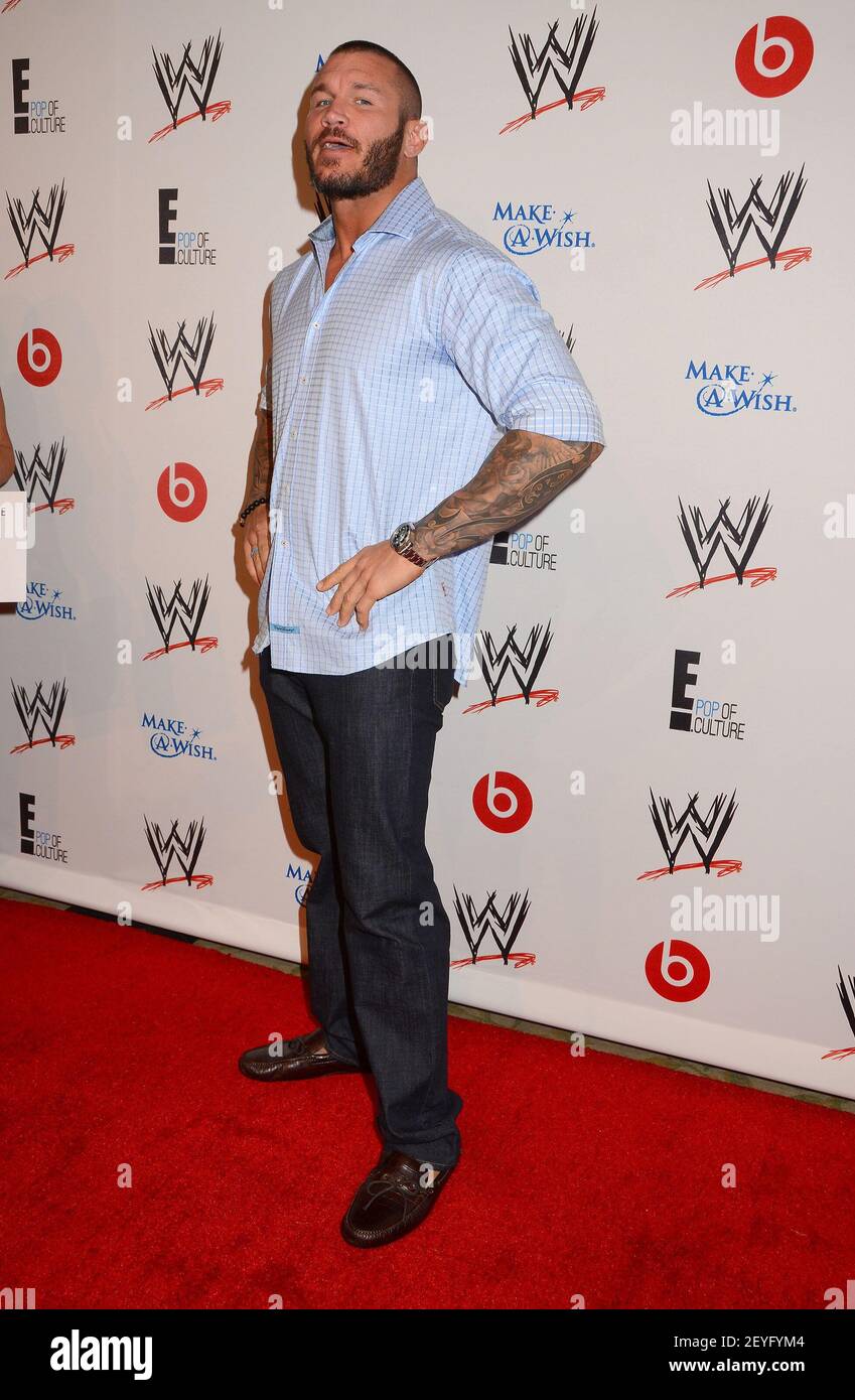 15 August 2013 - Beverly Hills, Ca - Randy Orton. WWE & E! Entertainment's  "SuperStars For Hope" supporting Make-A-Wish at The Beverly Hills Hotel in  Beverly Hills, Ca. Photo Credit: BirdieThompson/AdMedia/Sipa USA