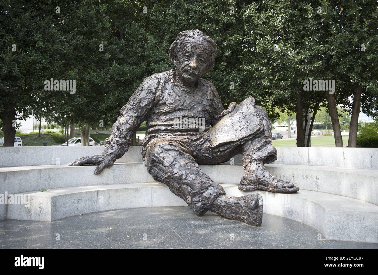 The Albert Einstein Monument is located near the National Academy of ...