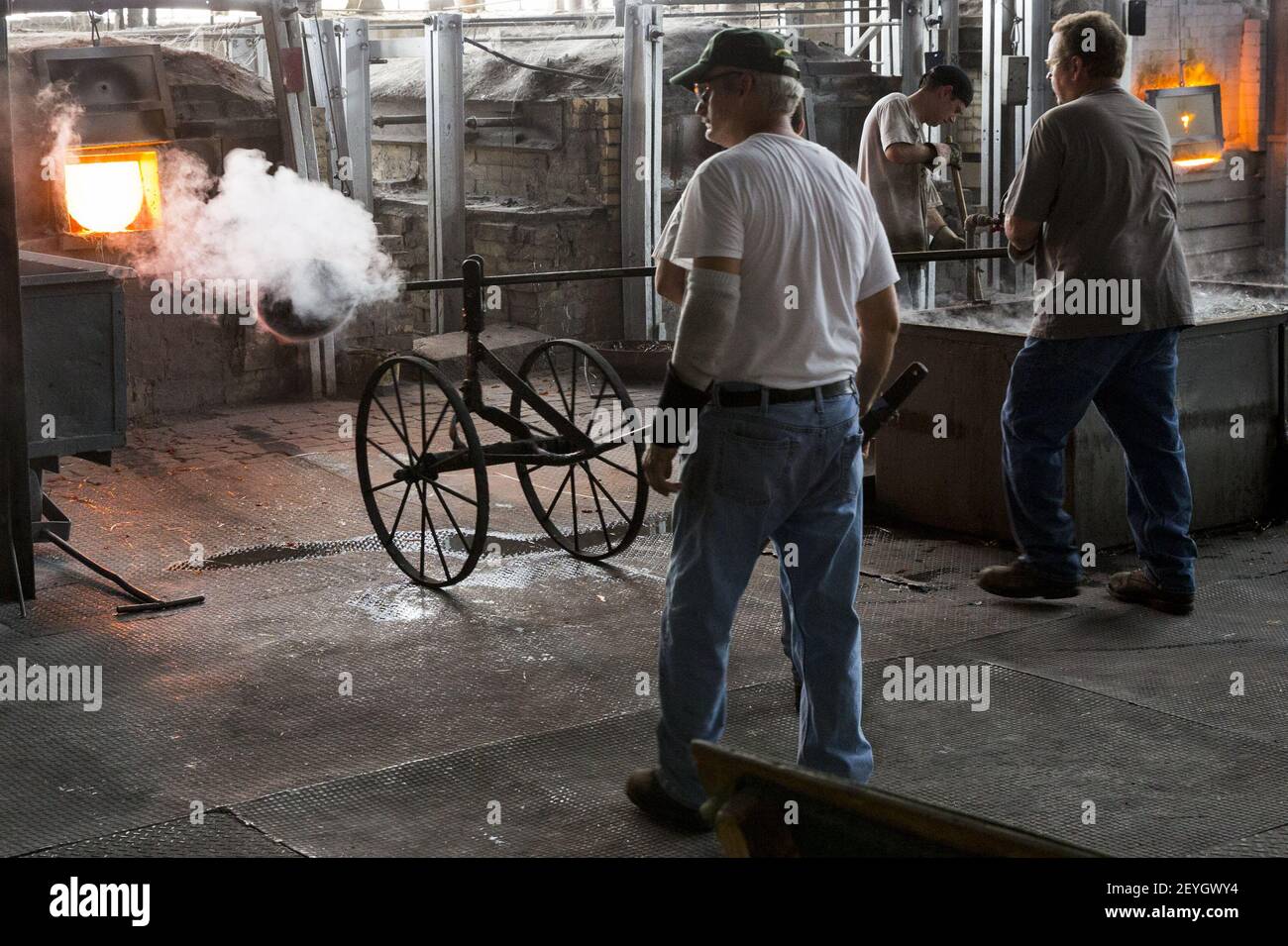 Stained Glass production at the The Paul Wissmach Glass Company in
