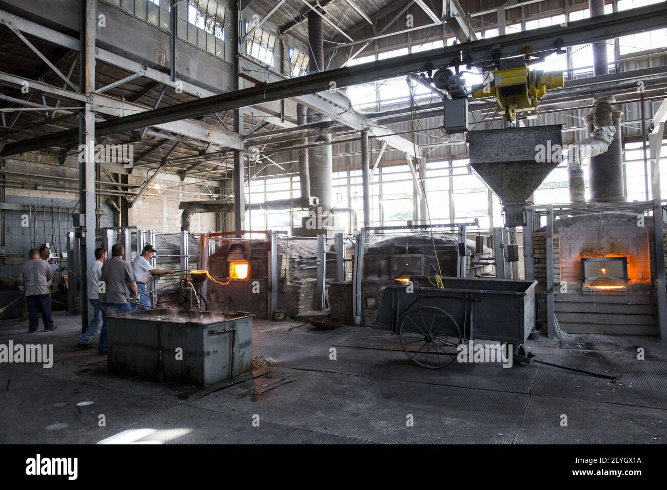 Stained Glass production at the The Paul Wissmach Glass Company in