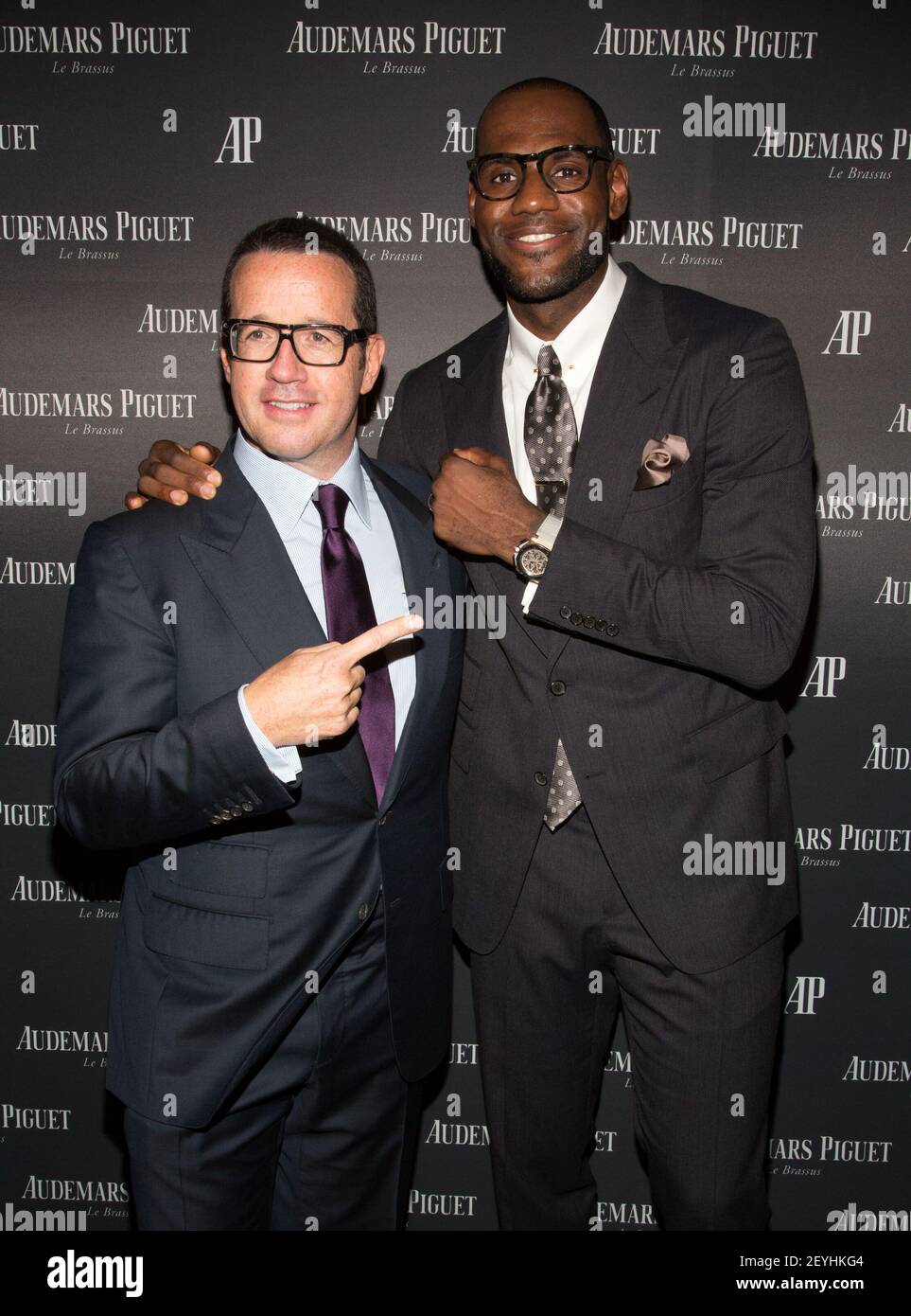 CEO Audemars Piguet Francois Henry Bennahmias and Lebron James